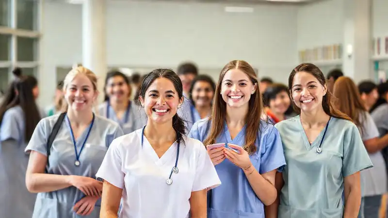 Estudiantes de enfermería participan en actividades grupales