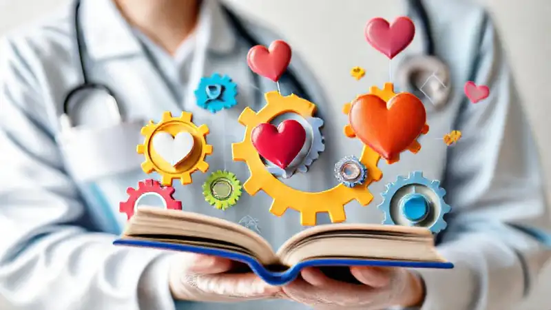 Libro de enfermería con diseño moderno y adaptable