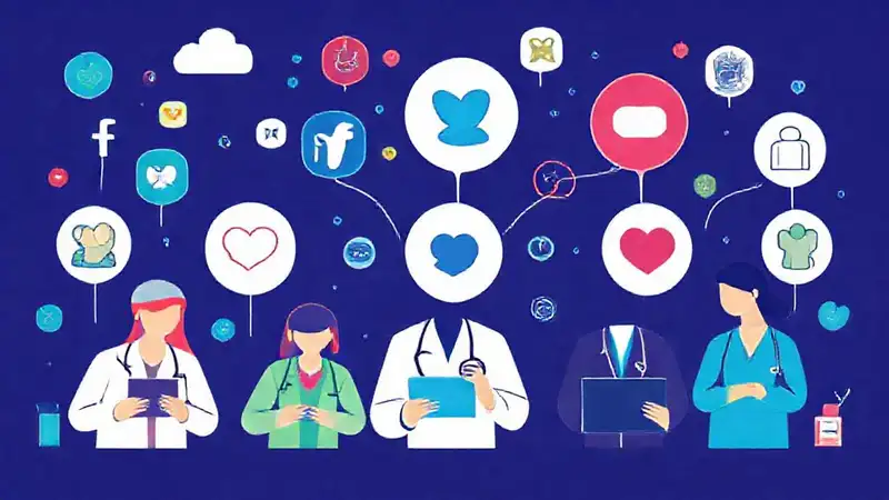 Iconos, profesionales, comunidad, recursos y diseño moderno