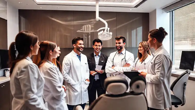 Liderazgo y colaboración en clínica dental moderna