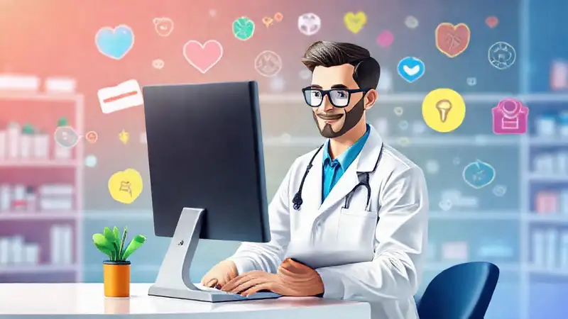 Iconos de redes sociales para farmacias modernas