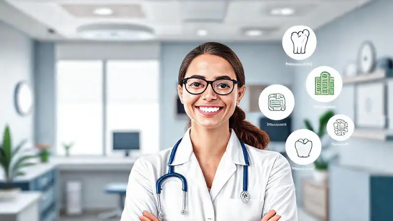 Clínica dental moderna, éxito y diversidad financiera