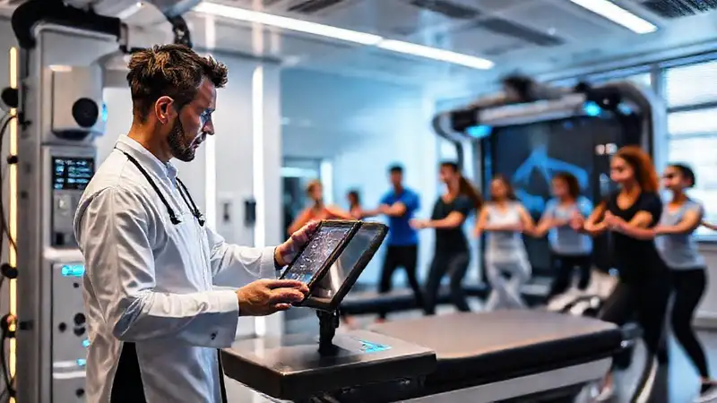 Terapista certificado usa tecnología innovadora y moderna
