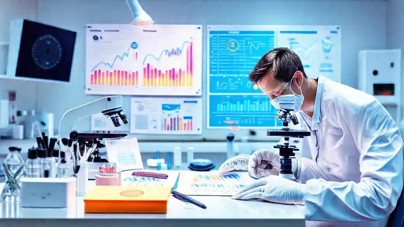 Recolección de datos dentales en laboratorio profesional