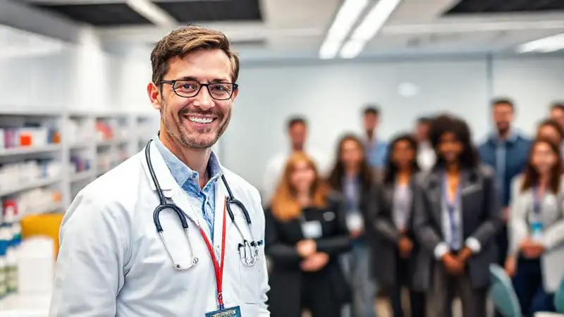 Profesional de salud con certificación en laboratorio