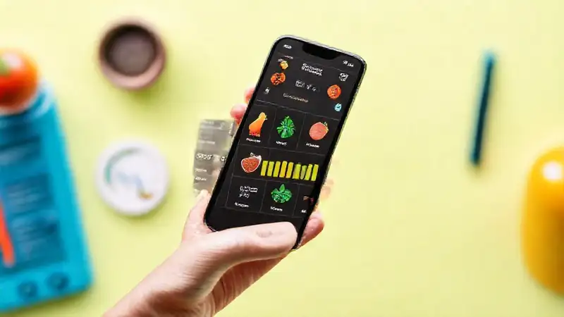 Aplicación digital de salud y nutrición moderna