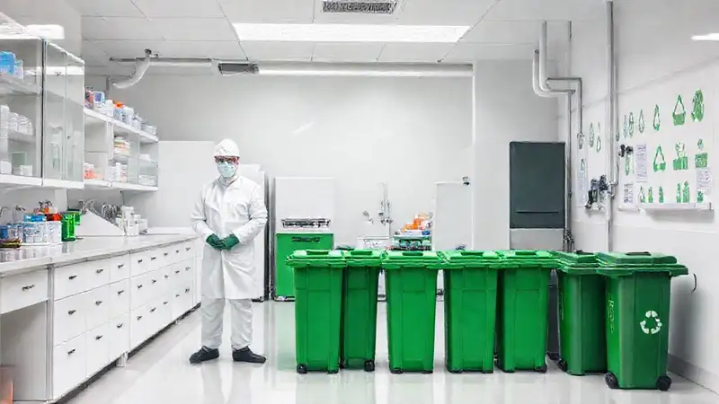 Laboratorio de gestión sostenible de residuos farmacéuticos