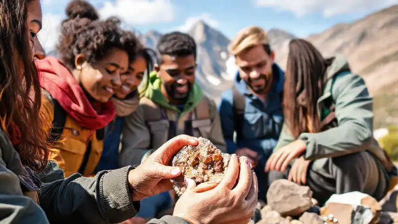 Estudiantes exploran minerales en intercambio cultural