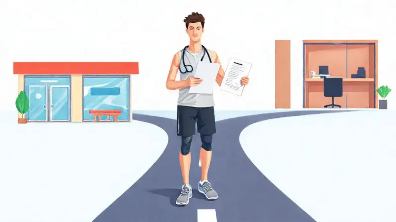 Persona en ropa deportiva con estetoscopio y currículum