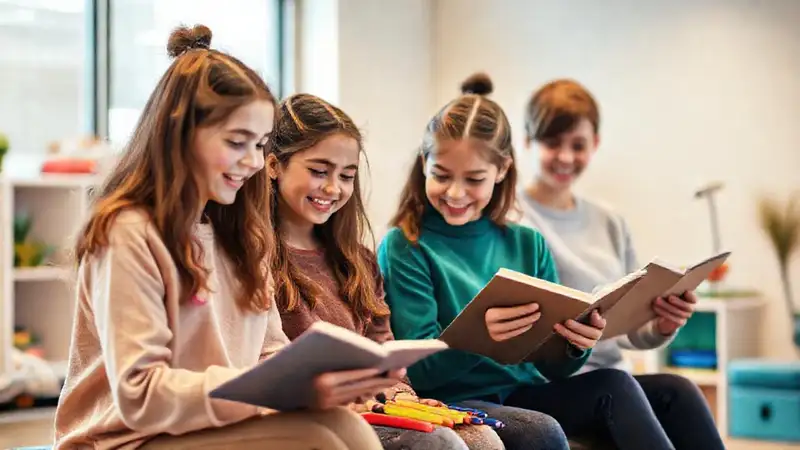 Estudiantes de terapia ocupacional en entorno inspirador
