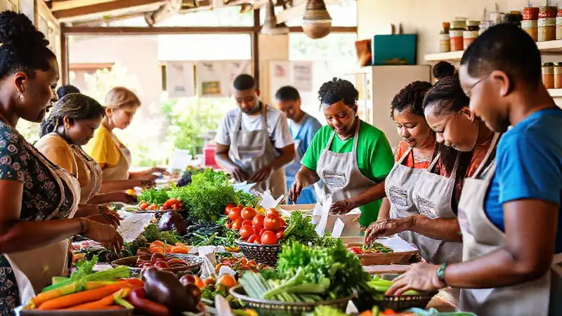 Talleres comunitarios para mejorar salud y alimentación