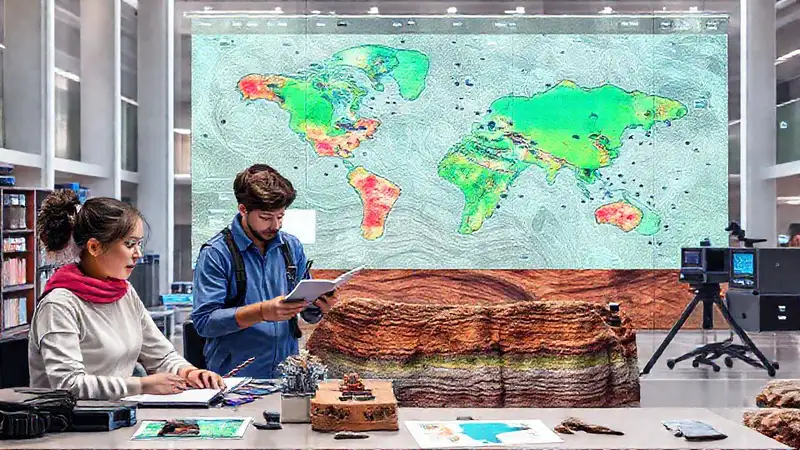 Herramientas de geología en entorno digital educativo