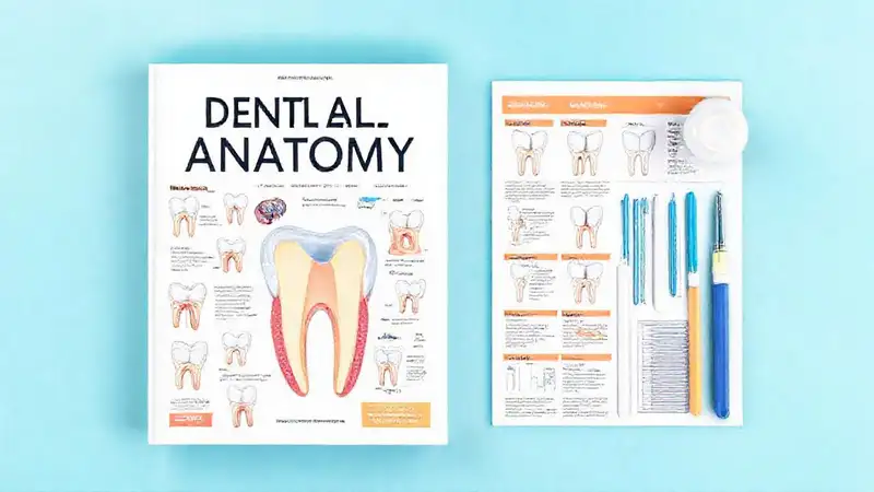 Diseño moderno y educativo de anatomía dental