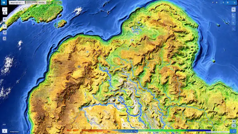 Imágenes satelitales y mapas geológicos detallados