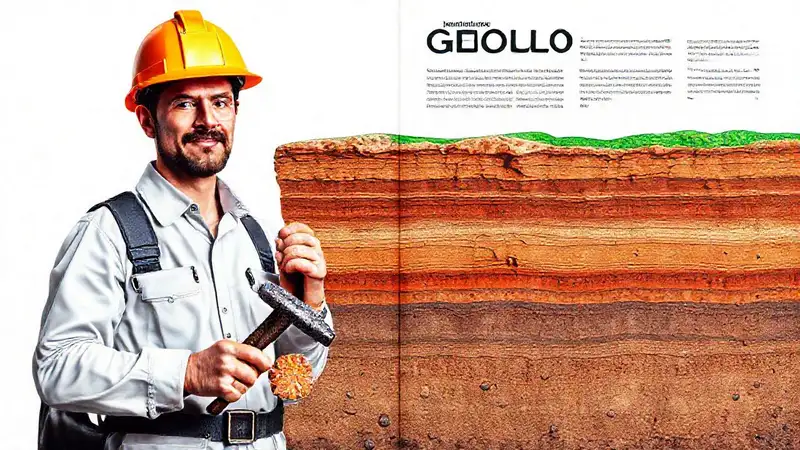 Portada de libro de geología profesional y educativa