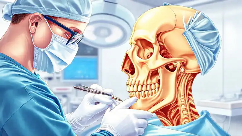 Cirujano maxilofacial realiza procedimientos precisos en clínica