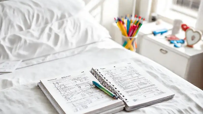 Notas organizadas y ambiente profesional y limpio