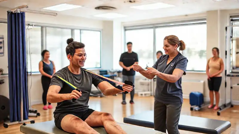 Sesión motivadora con terapia