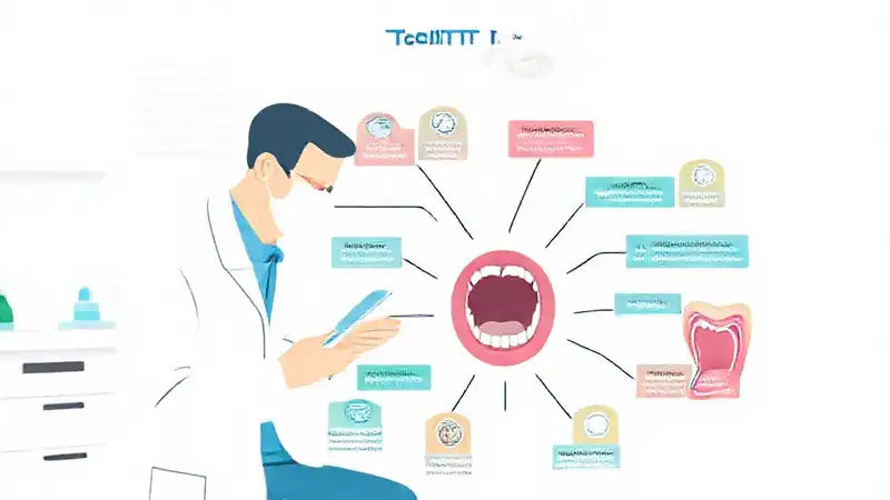 Dentista explica términos dentales en infografía educativa