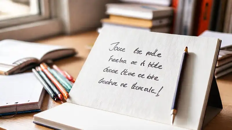 Espacio motivador y organizado con metas escritas