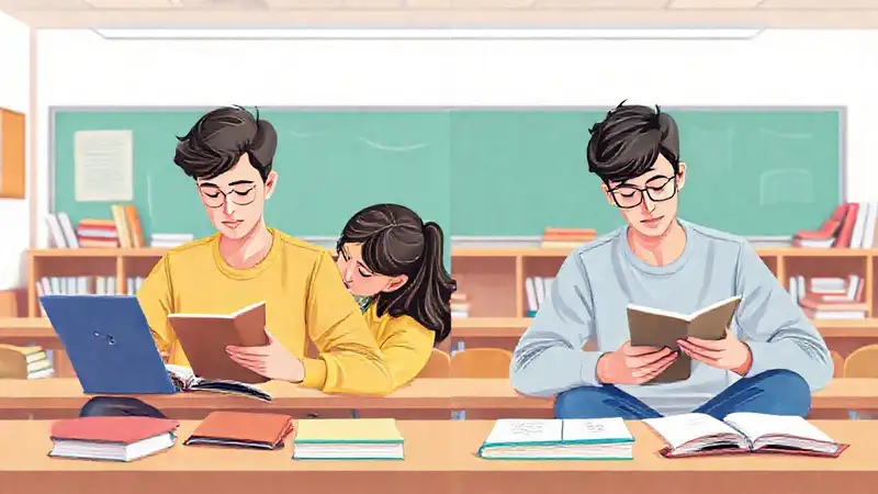 Estudiantes con métodos alternos en ambiente tranquilo