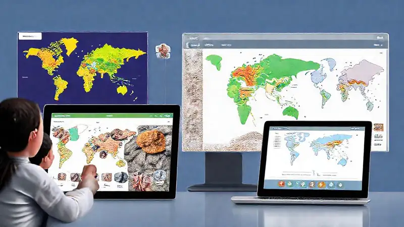 Dispositivos digitales y mapas en aprendizaje interactivo