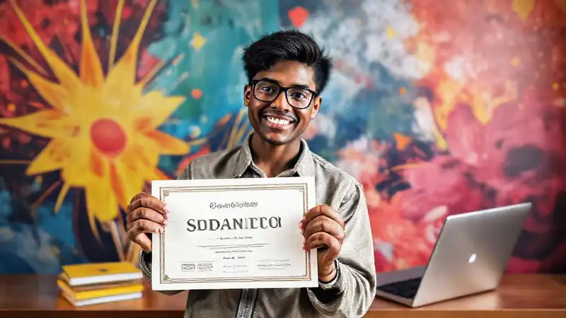 Estudiante con beca, motivado y optimista