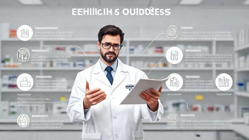 Científico revisa pautas éticas en laboratorio