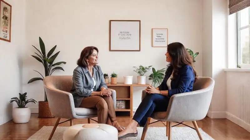 Terapia en espacio cálido y confiable