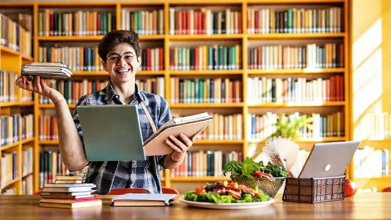Estudiante estudia