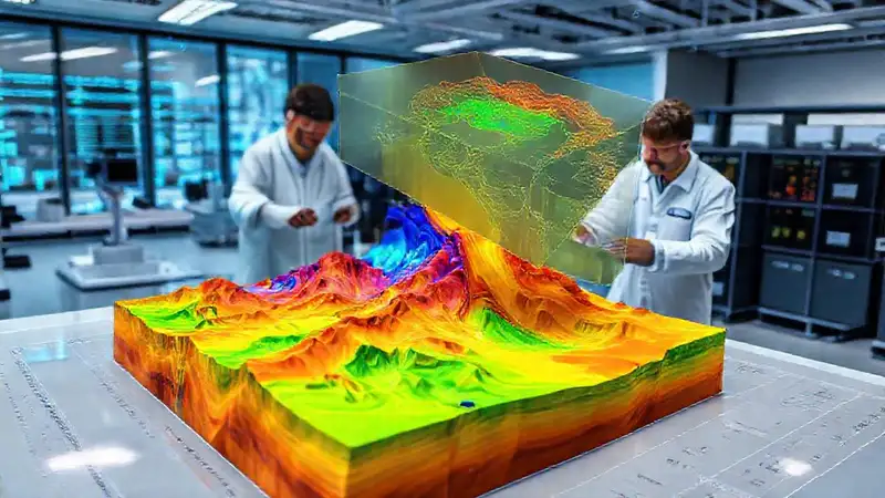 Visualización 3D de datos geológicos interactivos