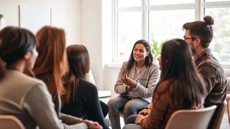 Entrenador enseña habilidades comunicativas con empatía