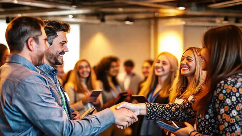Evento profesional de nutrición, networking y colaboración