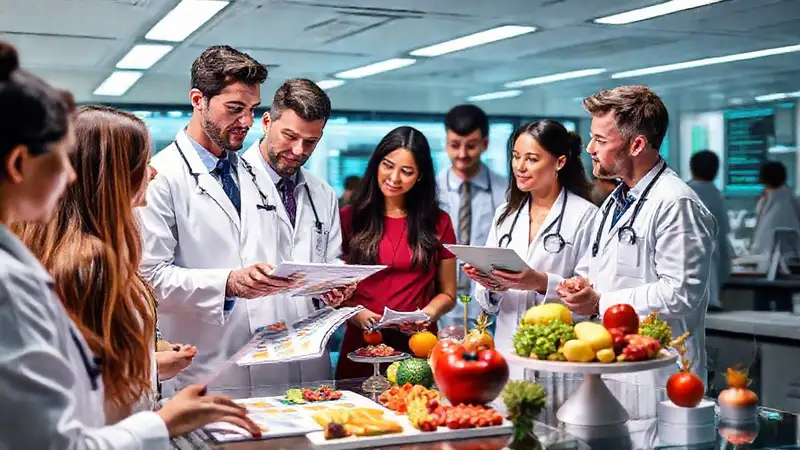 Equipo multidisciplinario analiza datos en nutrición