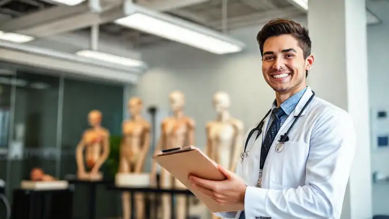 Examen de certificación para fisioterapeuta aspirante con actitud profesional