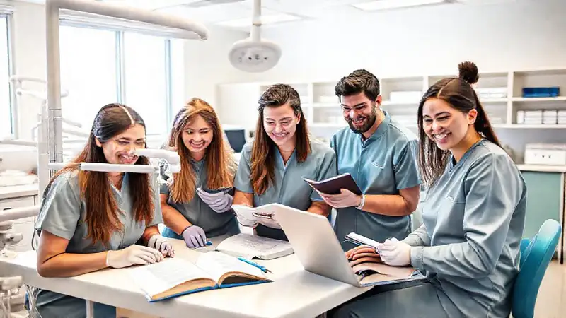 Estudiantes de odontología aprenden con herramientas modernas