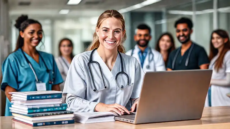 Recursos de enfermería en entorno profesional moderno