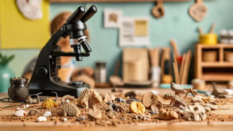 Herramientas y materiales para aprender paleontología