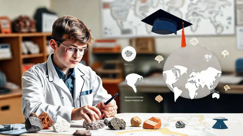 Estudio de rocas en aula moderna y vibrante