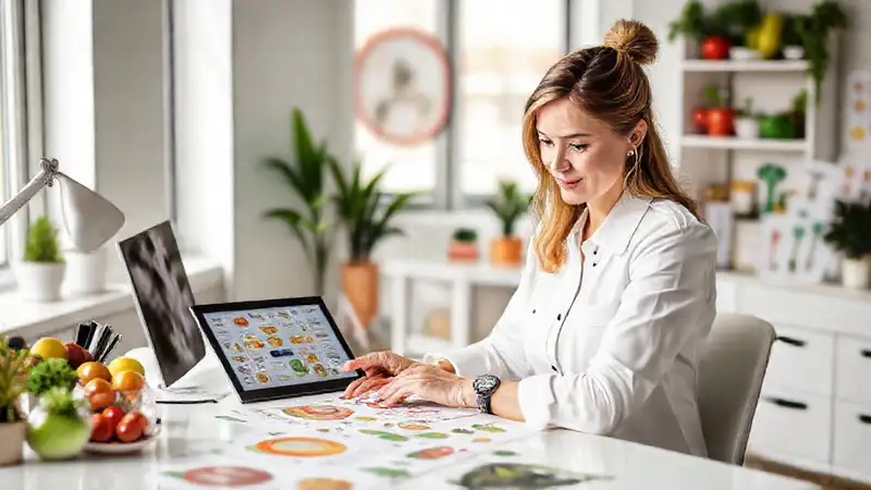 Nutricionista organiza planes de comida saludables