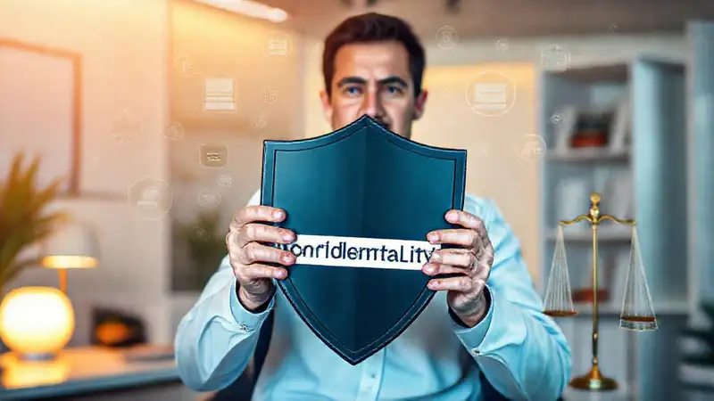 Terapeuta protege confidencialidad en entorno ético