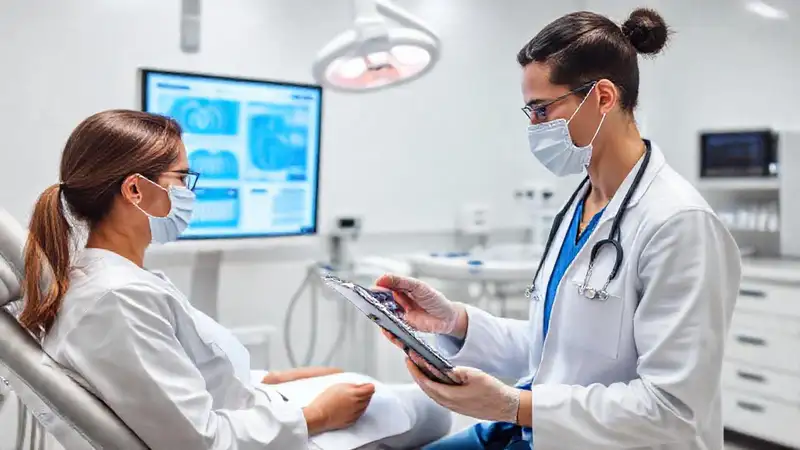 Clínica dental moderna con tecnología avanzada y documentación