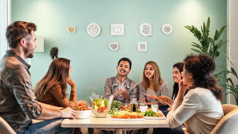 Grupo diverso promueve alimentación saludable y apoyo