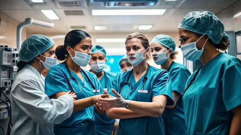 Enfermeros y profesionales en emergencia colaboran rápidamente