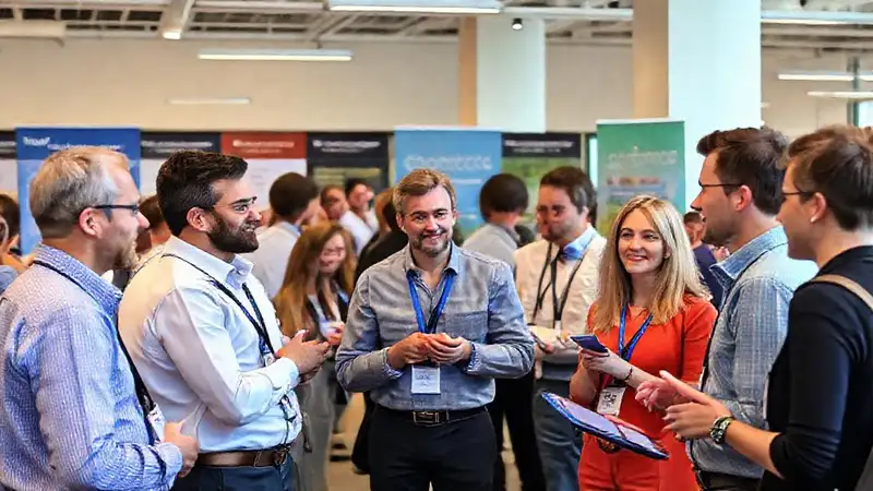 Evento profesional de geólogos, conexión y aprendizaje