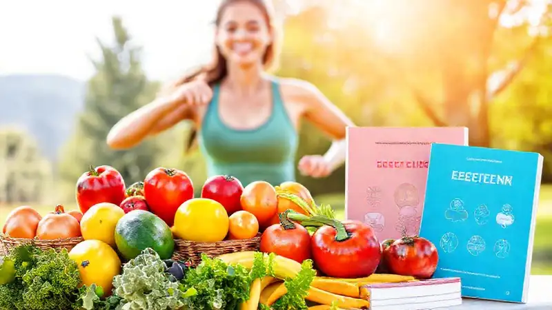 Persona saludable con alimentación y estilo activo