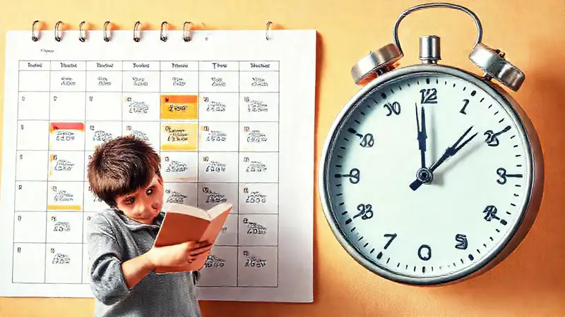 Calendario y planificador para horas de estudio