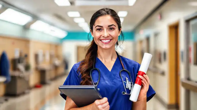 Enfermera profesional, crecimiento y confianza laboral