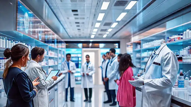 Farmacia moderna, innovación, tecnología y diversidad integral