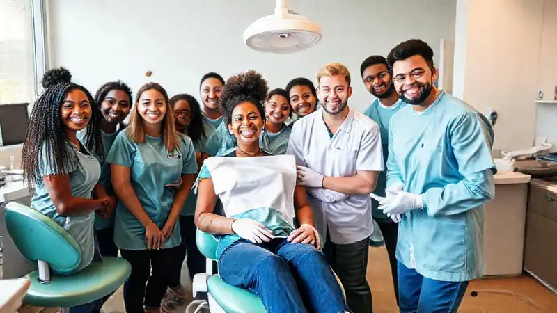 Estudiantes voluntarios brindan atención dental comunitaria